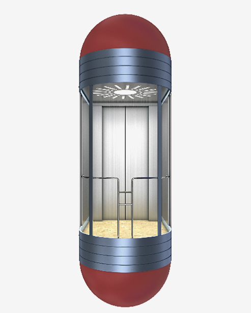 Capsula rotundi speciem observatio elevato